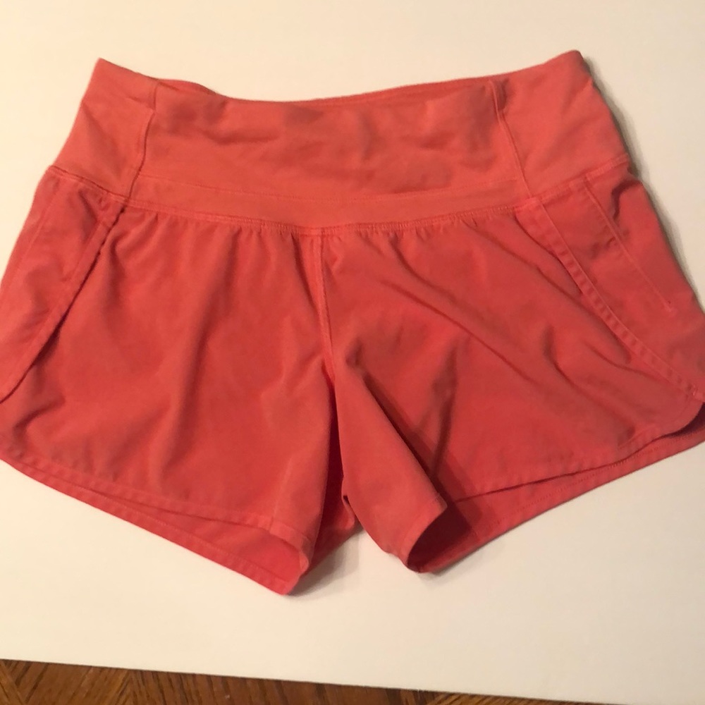 Lululemon coral shorts